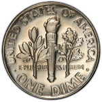 roosevelt dime back